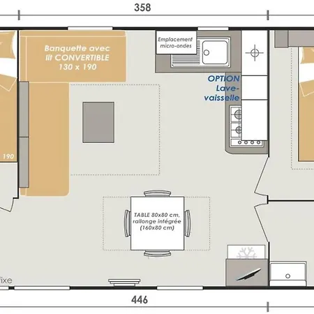 Mobilhome Eleganzia 713 Bonne Anse Plage Les Mathes